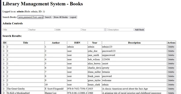 Thumbnail for QA Testing Insecure Book Library