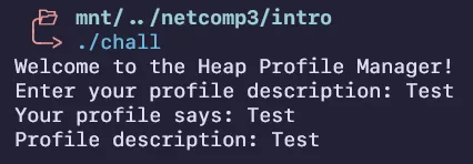 Regular interface of binary